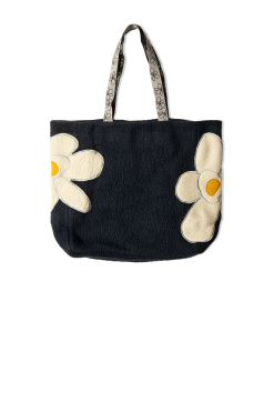 P.A.M. Popping Gestures Recycled Shearling Tote Bag