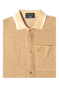 Fred Perry Two Colour Knit Shirt X Raf Simons -Outlet Totes Store K3850 42560 6