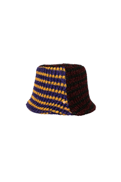 Andersson Bell Fabric Contrast Knit Bucket Hat