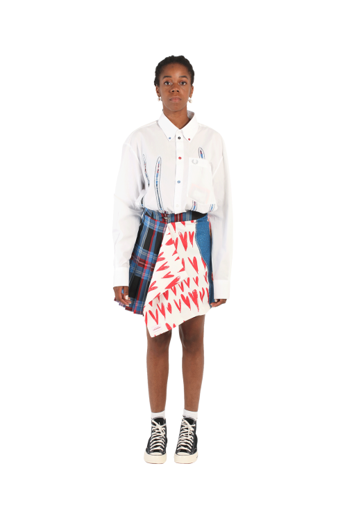 Fred Perry Tartan Patch Kilt X Loverboy -Outlet Totes Store SE3065 42N65 1