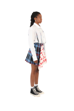 Fred Perry Tartan Patch Kilt X Loverboy -Outlet Totes Store SE3065 42N65 2