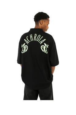 Fred Perry Oversized Printed Polo Shirt X Raf Simons -Outlet Totes Store SM3102 42102 5