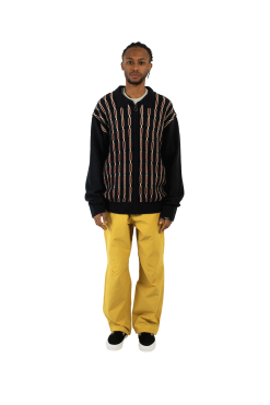 Thisisneverthat Chain Zip Up Polo